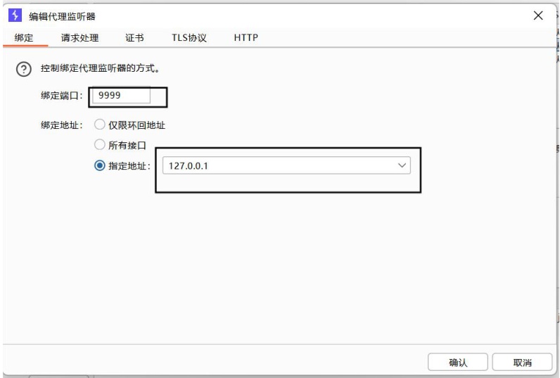 Burp Suite 代理监听器配置 Burp Suite 代理监听器配置