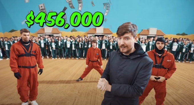 Mr.Beast의 오징어 게임 실사판