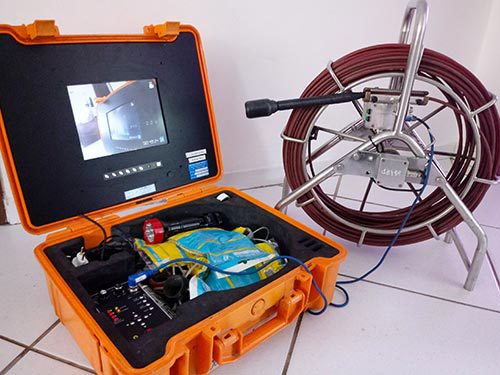 Sistema de videoinspeção Equipamento de videoinspeção de tubulações