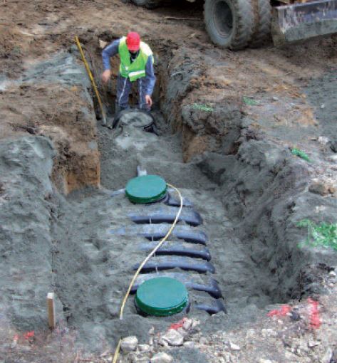 Instalação de fossa séptica