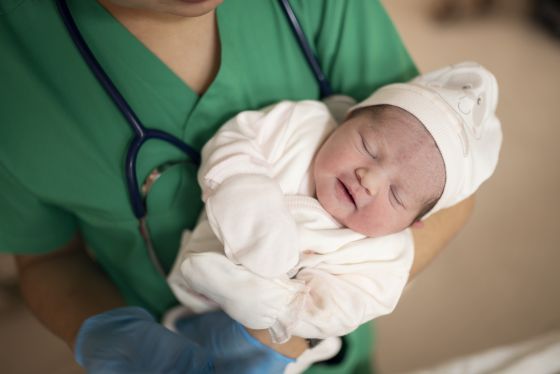 Nurse providing care in adoption
