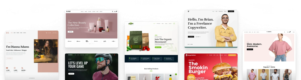 Astra theme starter sites